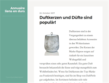 Tablet Screenshot of annuaire-liens-en-durs.com